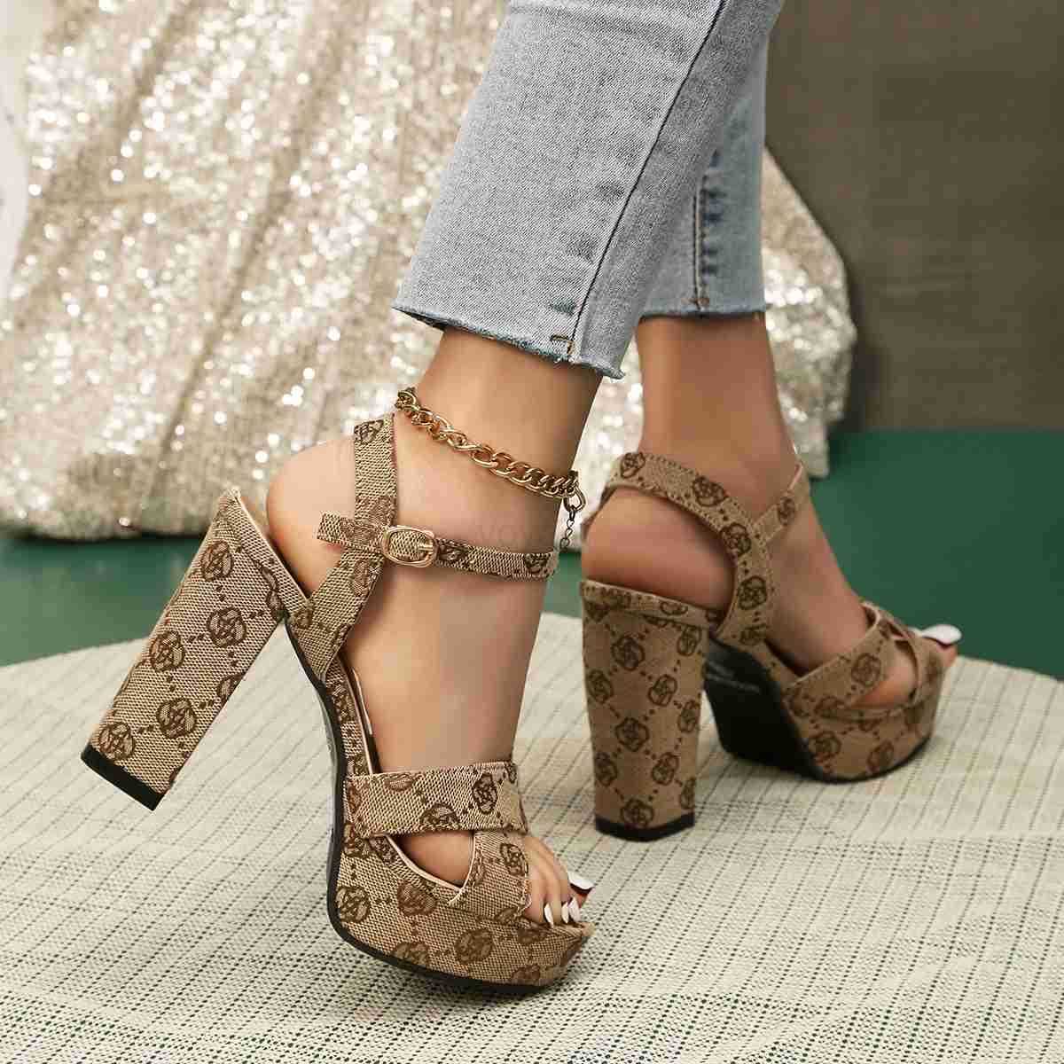 High H Wen Summer Sandals Wen Platform Shoes Luxury Designer Sandals Outdoor Casual Platform Sandals Sandalias De Mujer Z250304