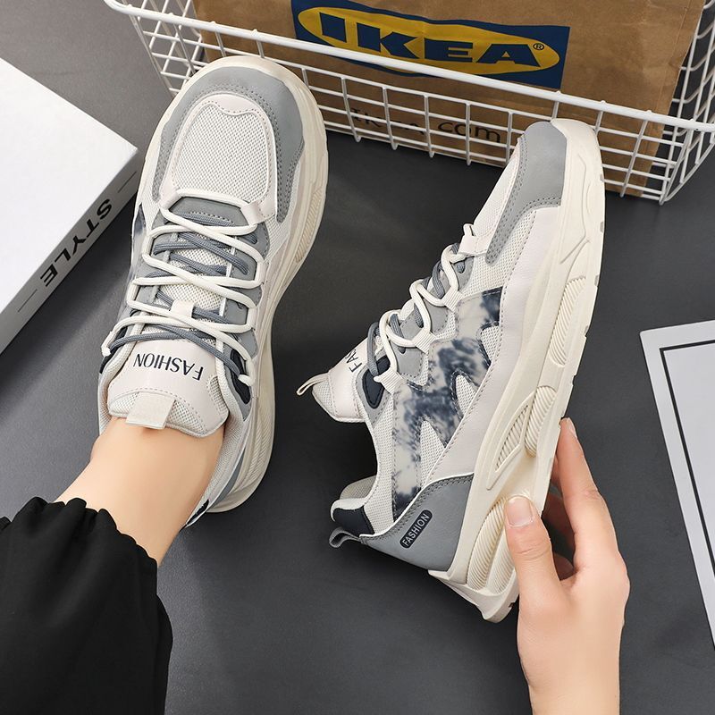 Men s 2025 Designer s New Summer Breathable Mesh Sports And Leisure Outdoor Multi Functional Thick Soled Fashion Dad Shoes