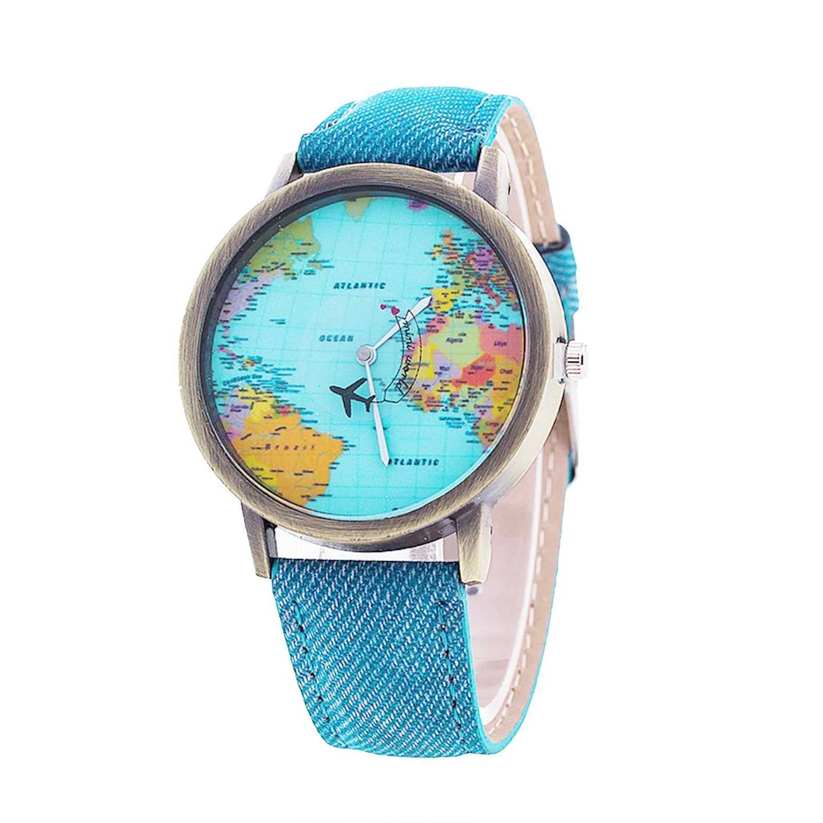 Men Women Quartz Wristbands Fashion Retro Belt Quartz Creative Airplane Second Hand M Unisex Watch 2023XJ250304