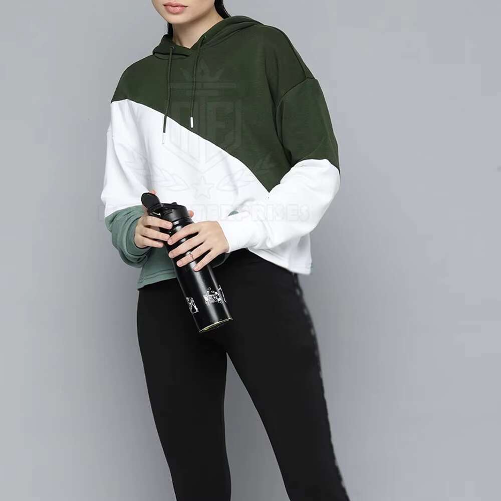 Top Quality Stylish Wholesale New Design Solid Color Women Hoodies