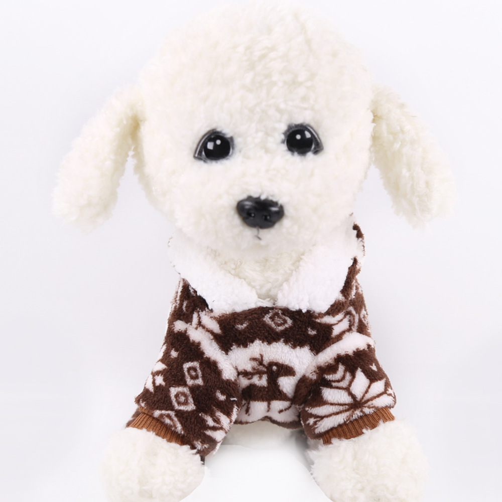 Winter - Spring Fleece Pet Garments: Cozy Four - Legged Clothes for Small and Medium - sized Dogs like Pomeranian, and Suitable for Cats