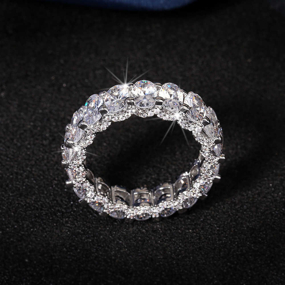 Couple Rings Pop Hip Hop Zircon Ring Fashion Ring Exaggerate Personality Ring r6444 H25303