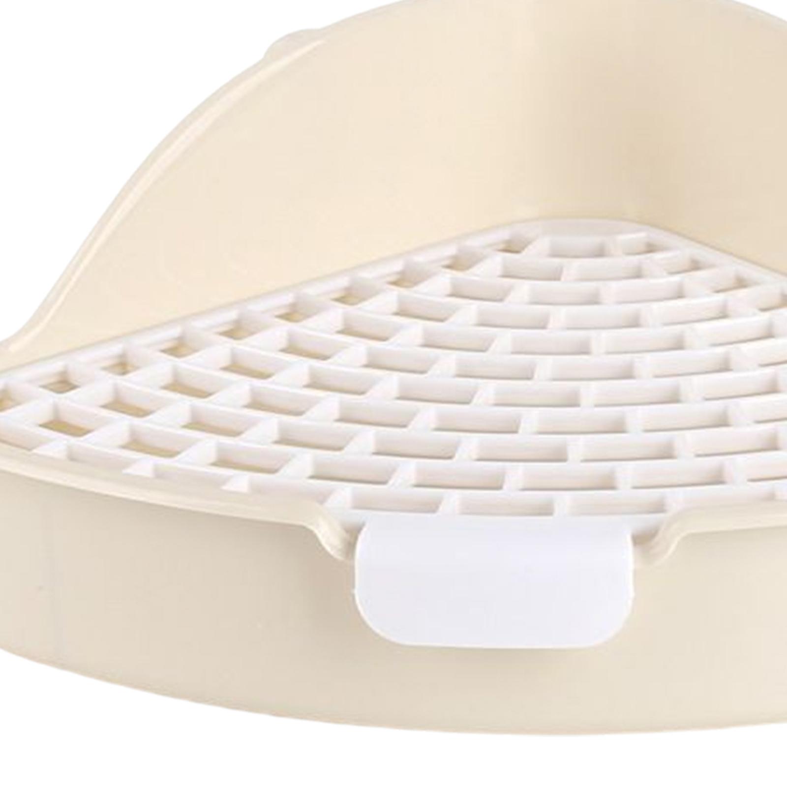 Triangle Rabbit Trainer Litter Box Corner Toilet Pet Pan for Ferret Chinchilla