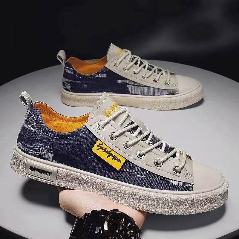 Designer Shoes 2024 Spring/summer New Korean Version Trendy Niche Versatile Flat Student Sports Shoes Fashionable Men's Casual Canvas Shoes Men&#