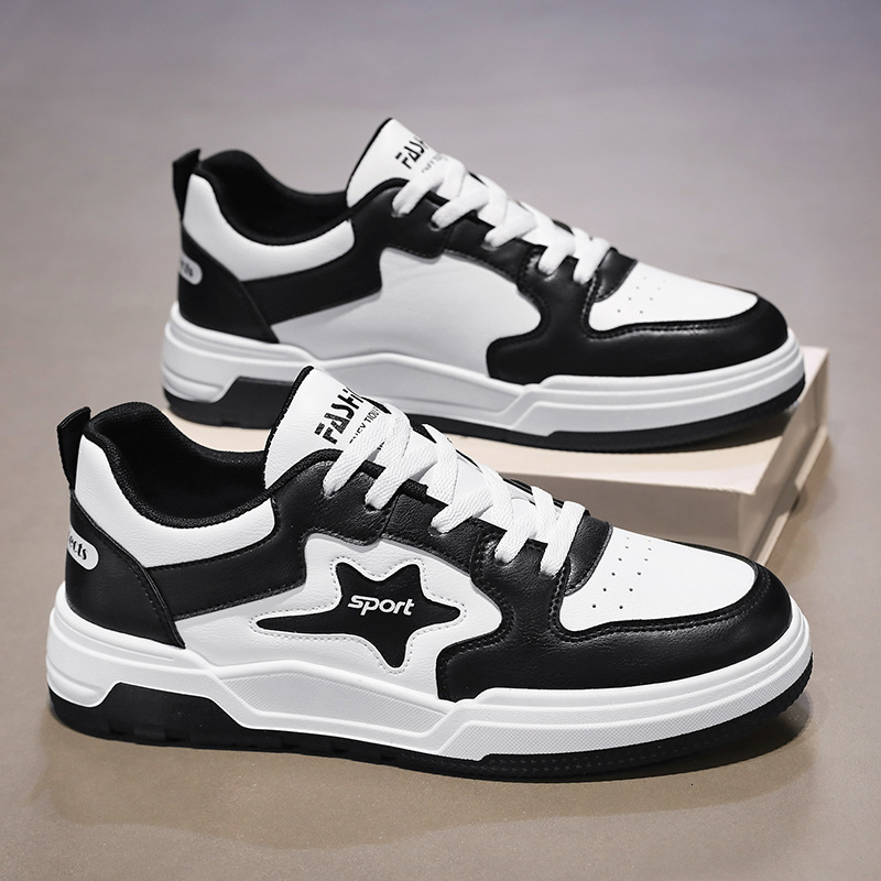 2025 Four Seasons Designer s New Fashionable Star Pattern Original Breathable Men s Trendy Multi Functional Thick Soled Sports And Leisure Board Shoes