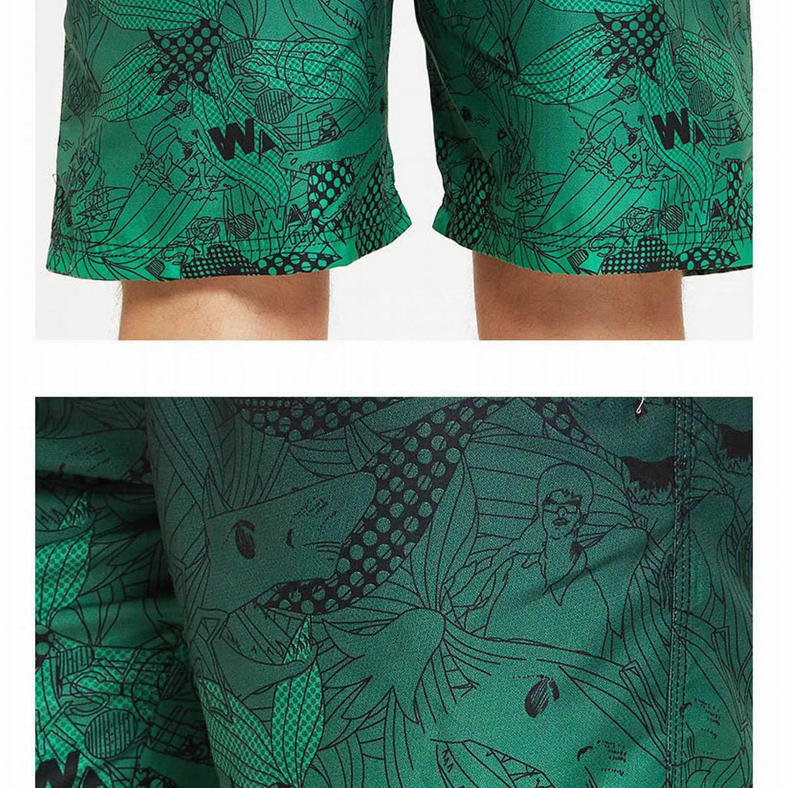 Large Size 5 Pants Shorts Beach Surfing Gradient Color Changing Beach Pants MenS Swimming Trunks Yoga Shorts MenT250304