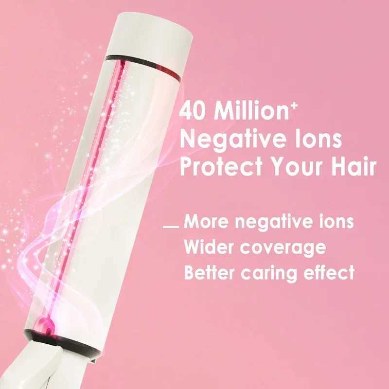 Curling Irons NOVUS 40MM Curler 4000W Negative Ion Ceramic Care Stick Wave Hair Clipper Curler Quick Heating Wave Styling Tool z250304