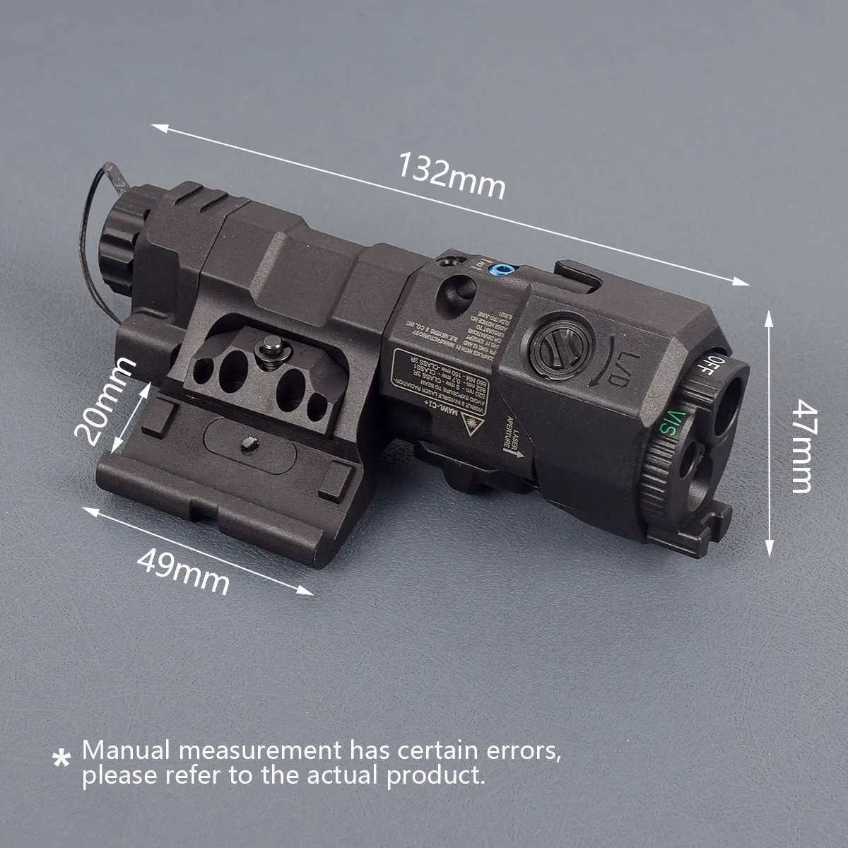 Upgraded MAWL-C1 D Flashlight Green IR Laser Sight Nylon Version For AR15 M4 Airsoft Rif 1913 Aiming MAWL Weapon Gun LightXJ250303