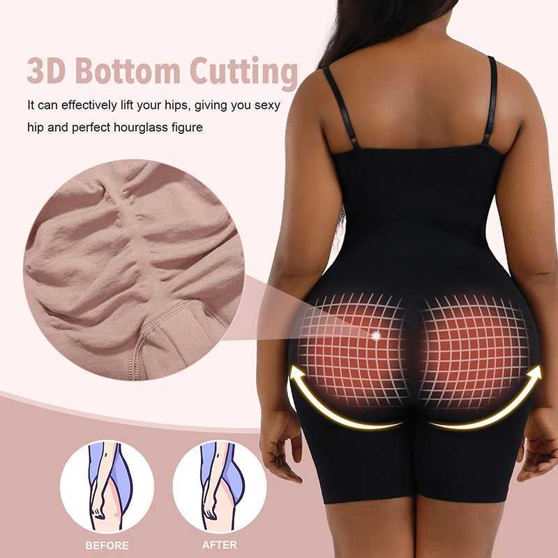 Seamless Bodysuit Compression Open Crotch Shapewear Women Push Up Colombian Fashion Corset Slimming Butt Lifter Full Body ShaperXJ250304