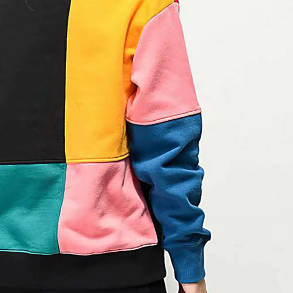 Wholesale Woman's In Block Change Design Polyester Made Long Sleeve Pullover Hoodies Forwoman's
