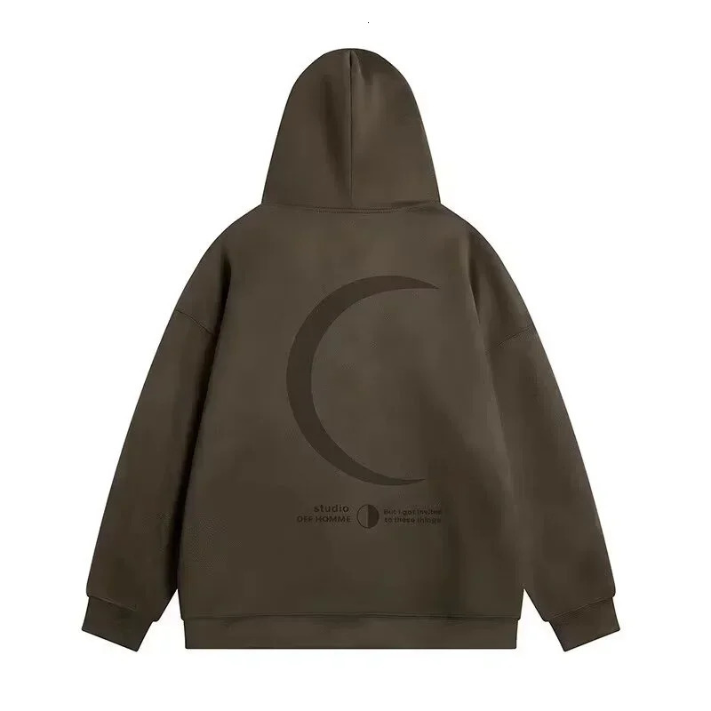 Autumn Moon Graphic Hoodie For Men Harajuku Fashion Streetwear Pullover Hoodies Unisex Hip Hop Oversize Y2K Hooded Sweatshirts 250304