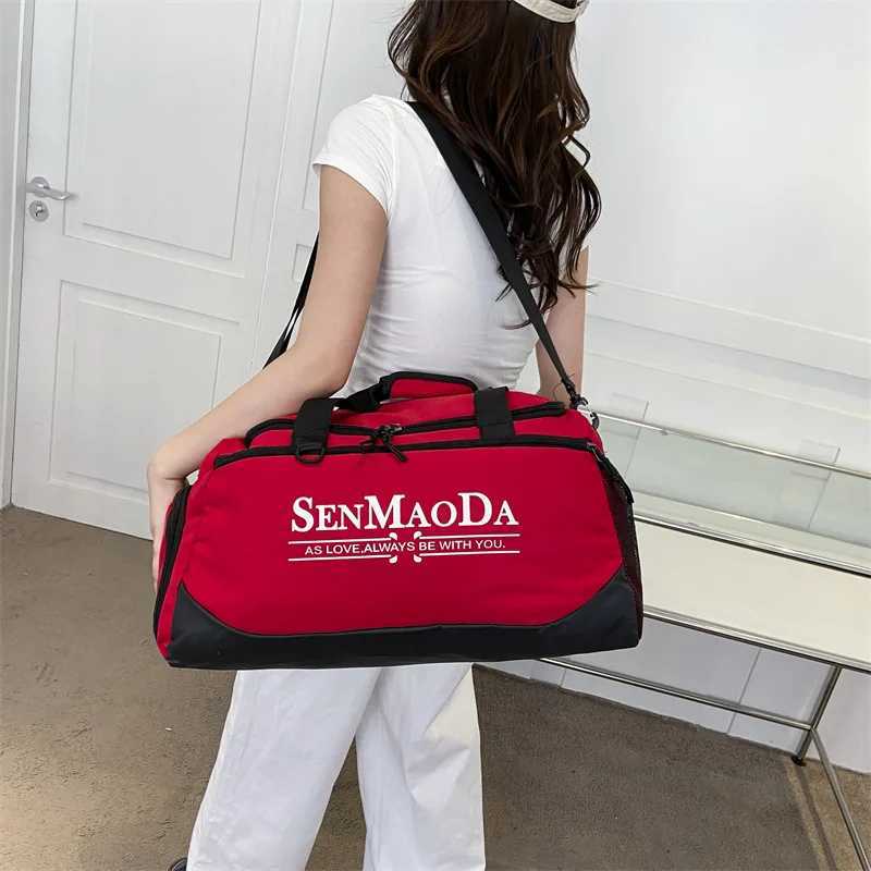 Handheld Travel Bag Suitcase Large Capacity Lightweight Short Distance Luggage Bag Sports Yoga Fitness Bag Y250304