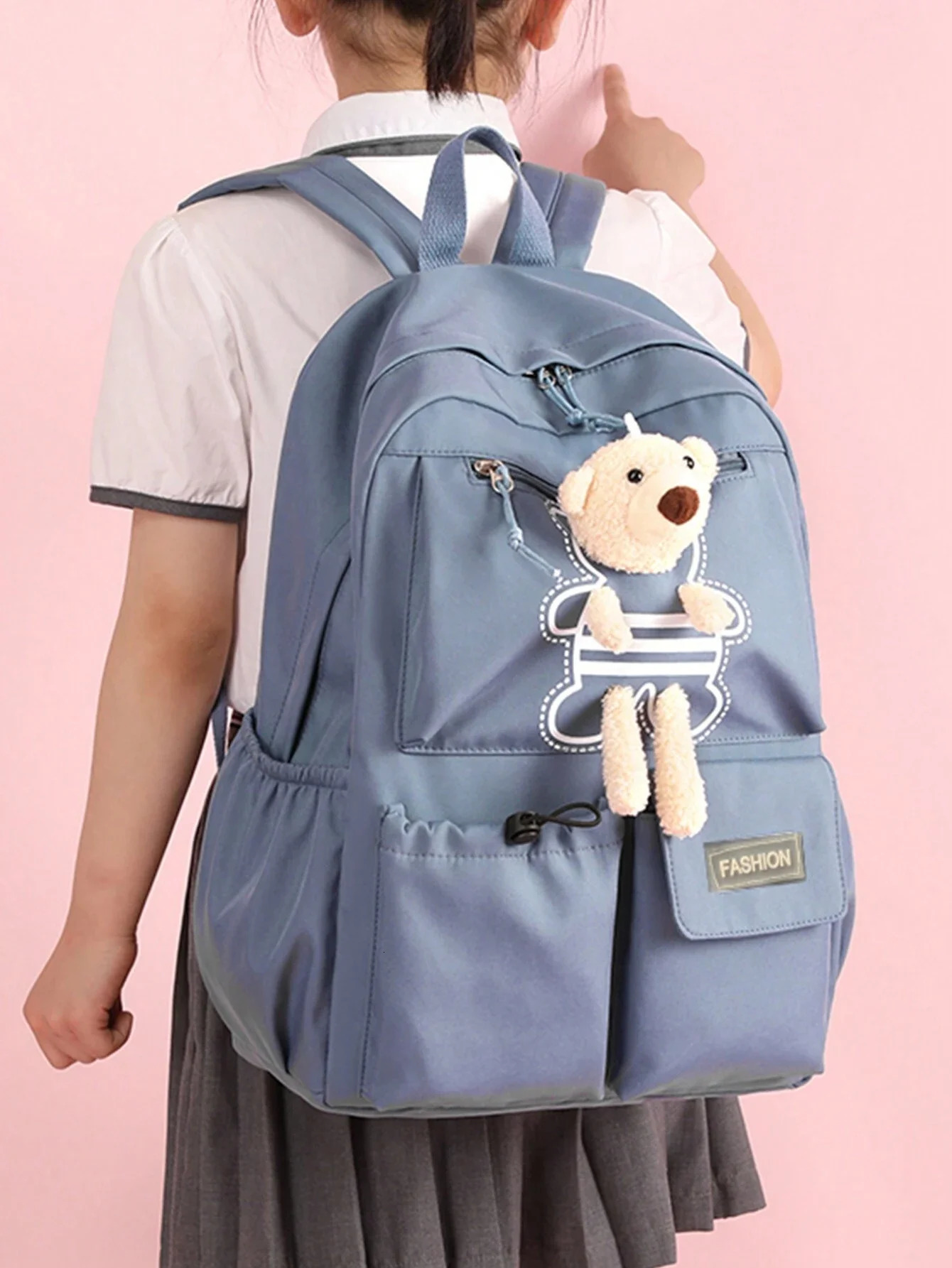 Ship from US Ins Wind High Appearance Level School Bag For Middle And Students 45 Six Mori Department Large Capacity Cute Backp 250304FBB