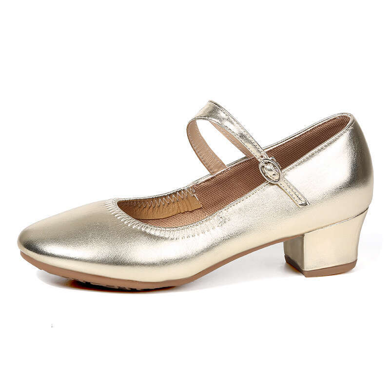 2025 New Double Climbing Square Soft soled Summer Dance Shoes, Women's Practice Teacher Shoes