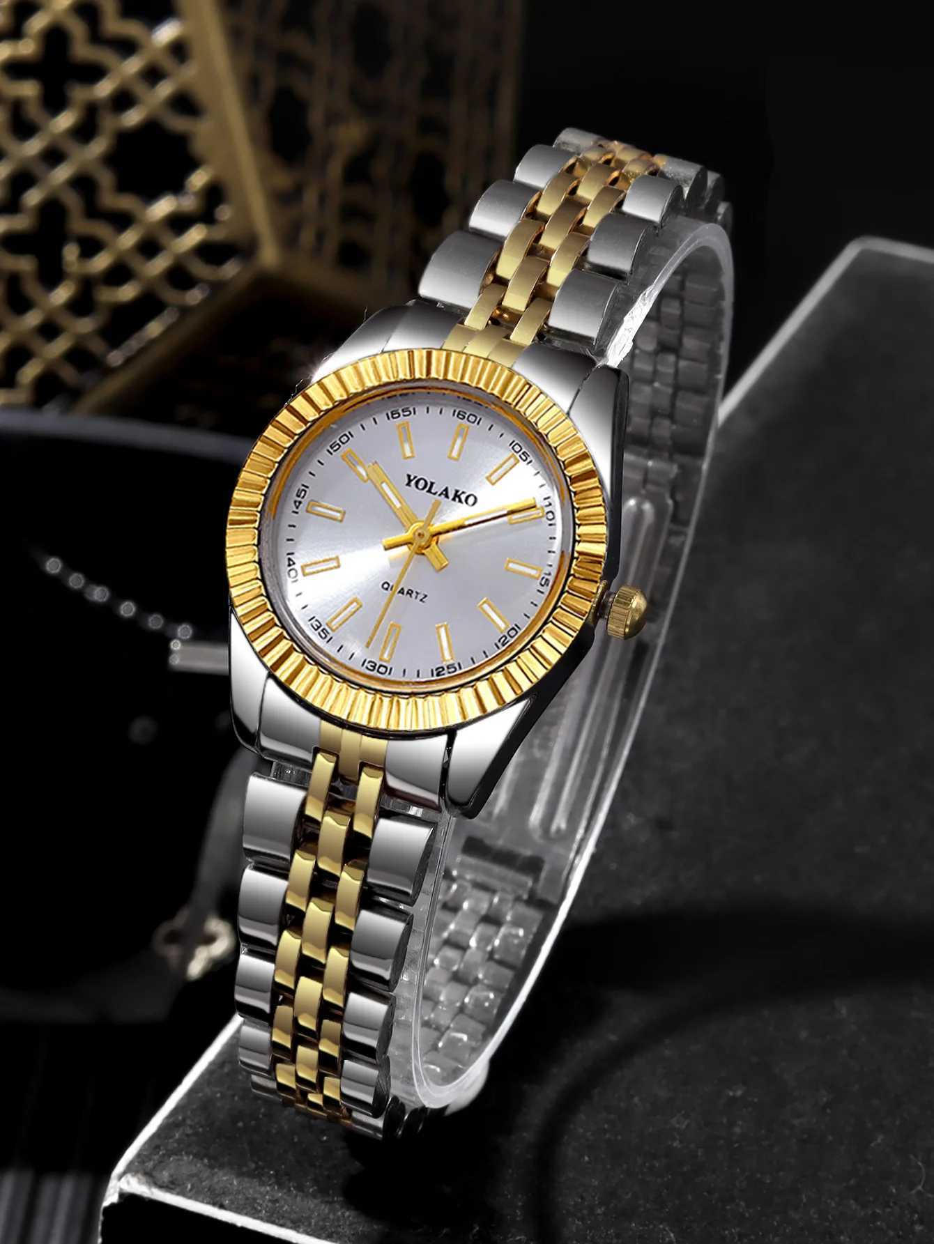 2-piece Busin Mens Quartz Exquisite Womens Quartz Couple SetXJ250304