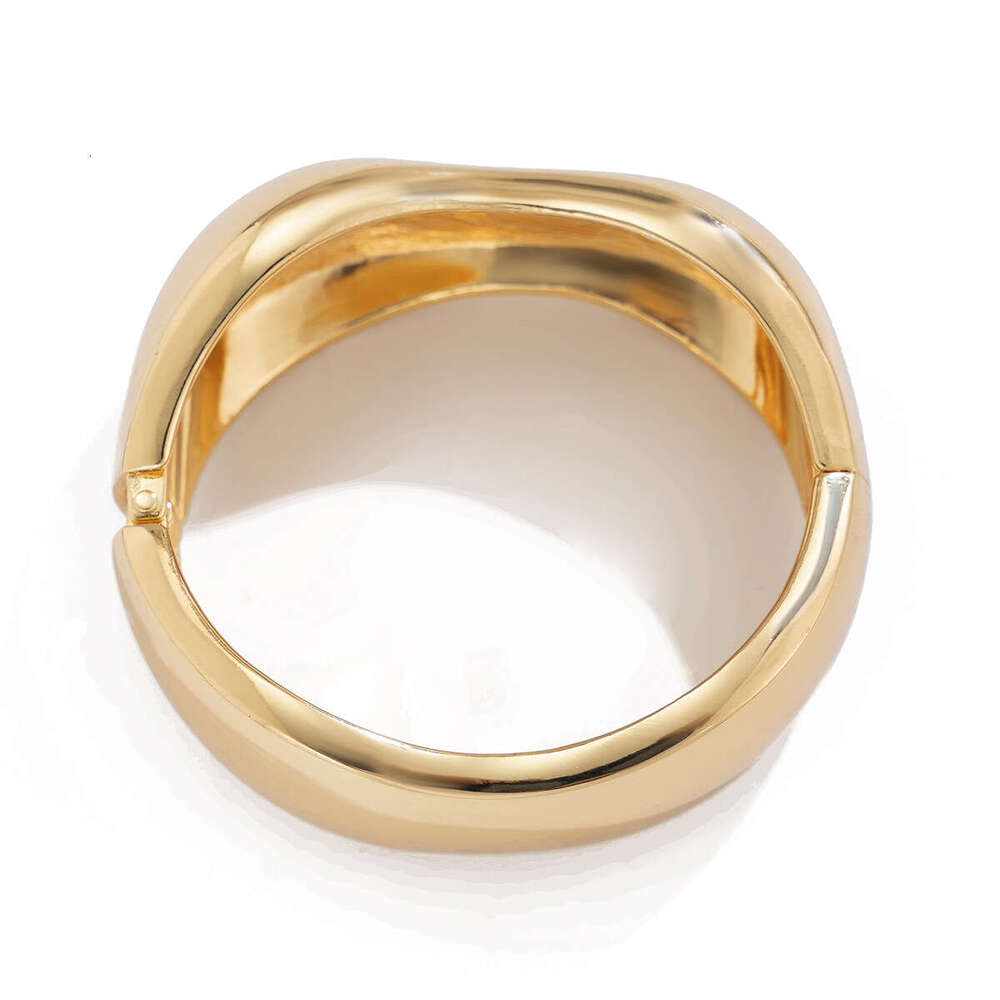 Jewelry Style Exaggerated Design Geometric Alloy Electroplated Bracelet