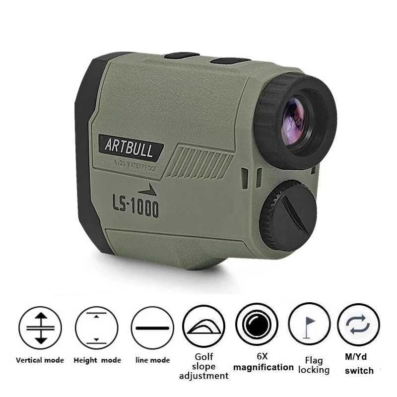 ARTBULL Laser Rangefinder Hunting Outdoor 1200m 650m Golf Rangefinder with Flag-Lock Slope Adjusted Distance Meter X2503041
