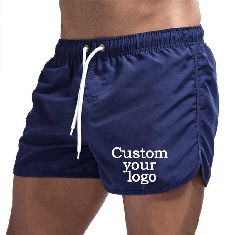Summer Quick-Dry Shorts Men Swimwear Beach Shorts Pocket Beach Shorts Customize yourT250304