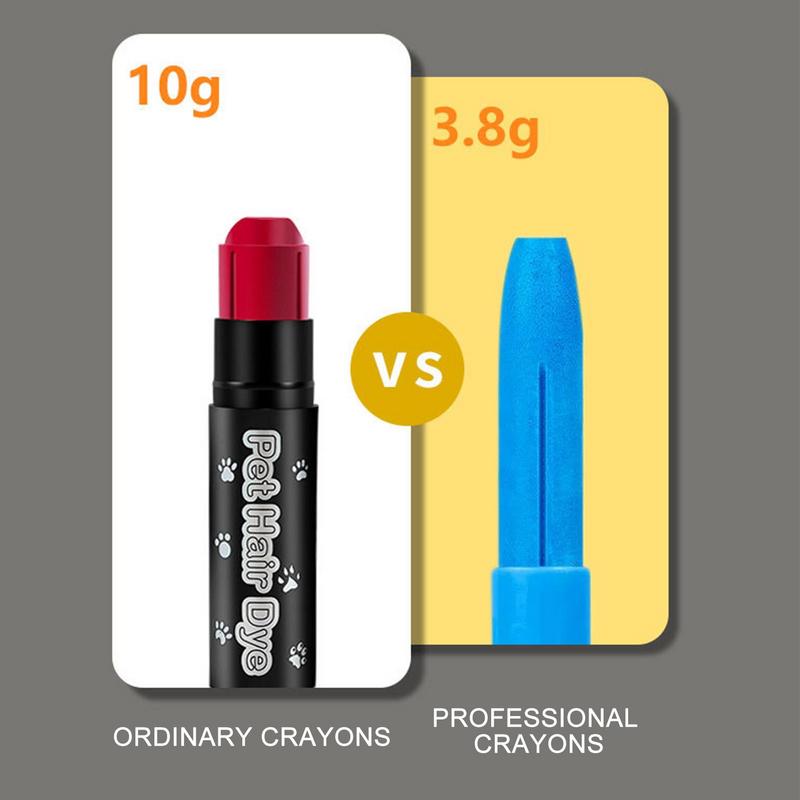 Pet Hair Dye 12 Colors Dog Nail Polish Pen Washable Pet Safe Pet Fur Paint For Different Grooming Pets Temporary Hair Colors