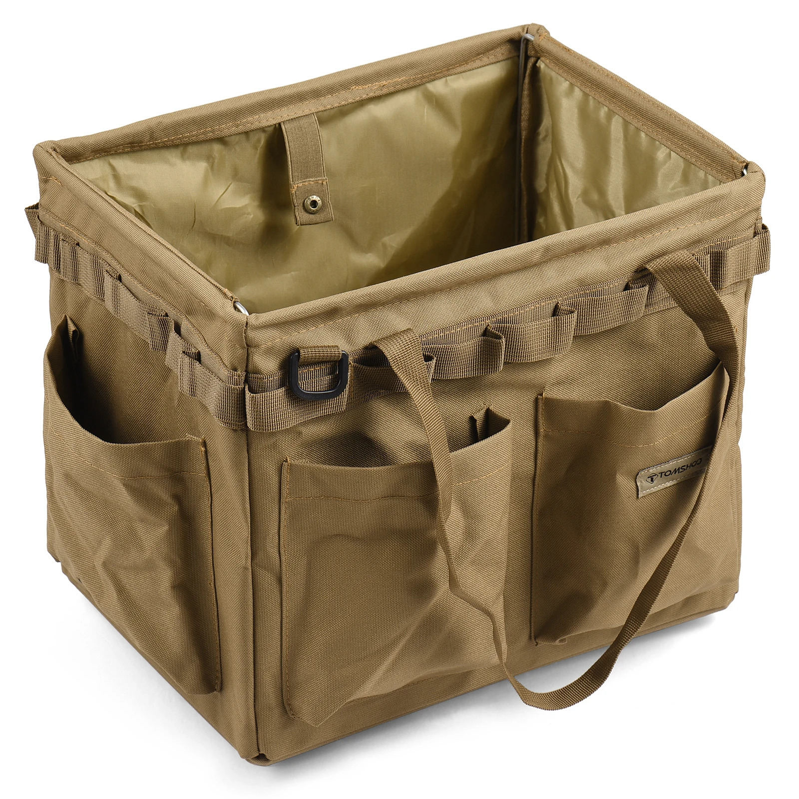 Ship from US Oxford cloth Camping Tool Bag Collapsible Gear Storage Box Carry Case 250304FBB