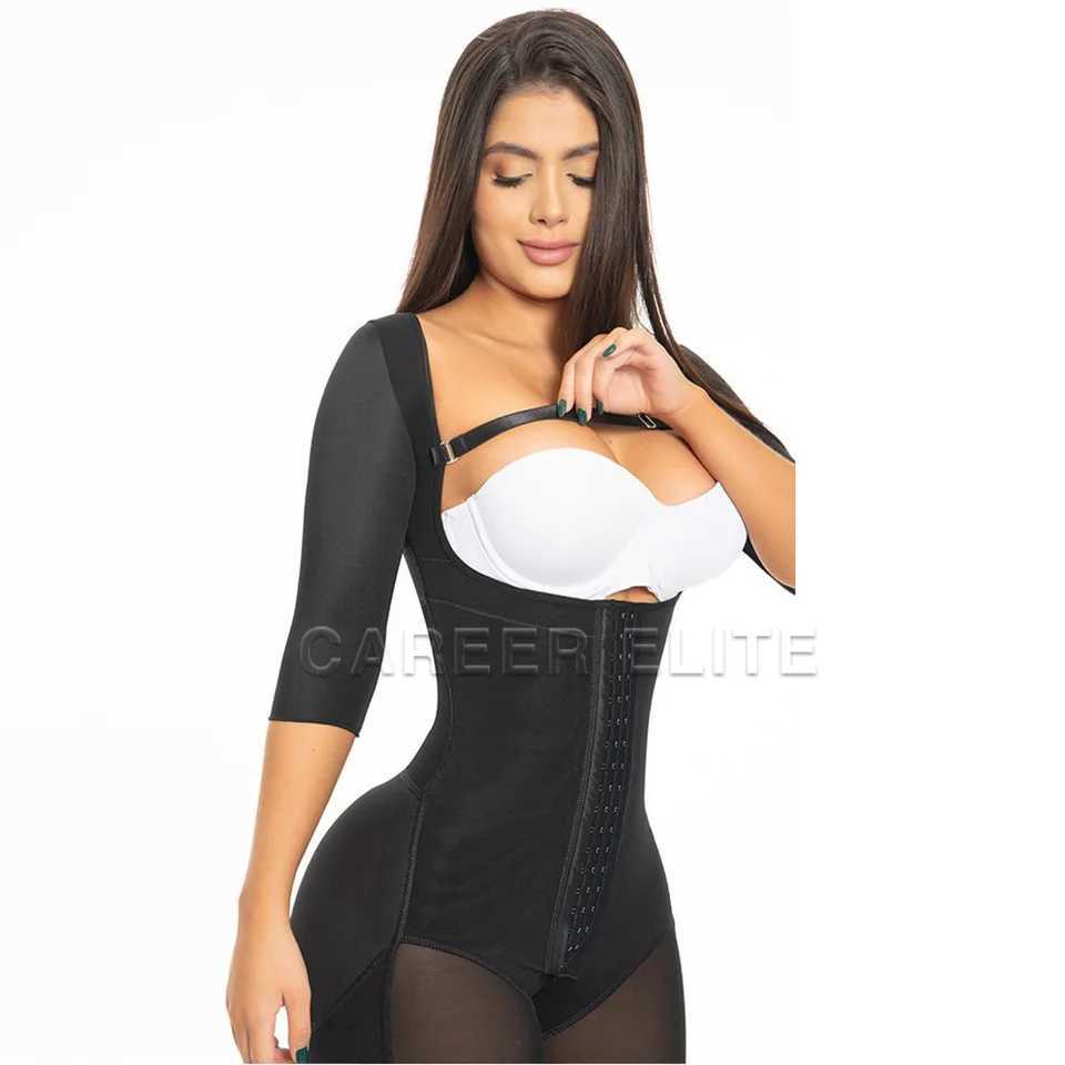Seamless Shapewear Body Shaper with Sves Modeling Postsurgical Fajas Colombianas Bodysuit Pore Correcting Shaping CorsetXJ250304