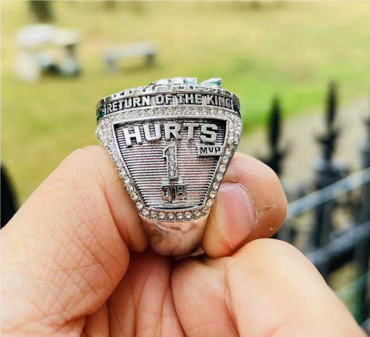 2024 2025 Super Bowl Eagles Team Champions Championship Ring With Wooden Display Box Sport Souvenir Men Fan Gift wholesale R250425