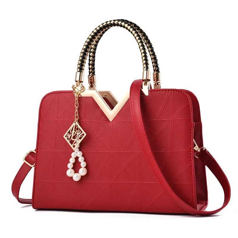 Womens handbag patch work shoulder messenger office work PU leather womens handbag womens luxury handbag fashion elegant shoulder bag Z250303