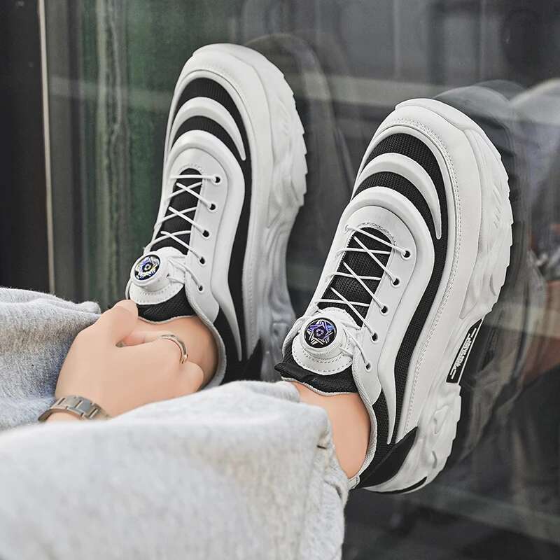 All-Season Popular Comfortable Soft Breathable Non-Slip Versatile Fashionable Deodorant Mesh Thick Soles Lightweight Outdoor Casual Sports Shoes Men&#