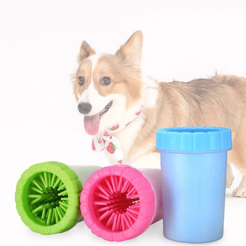 2025 new Soft Silicone Pet Washing Cup For Cats & Dogs, Cleaner, Portable Dog Paw Cleaning Bucket Accessories