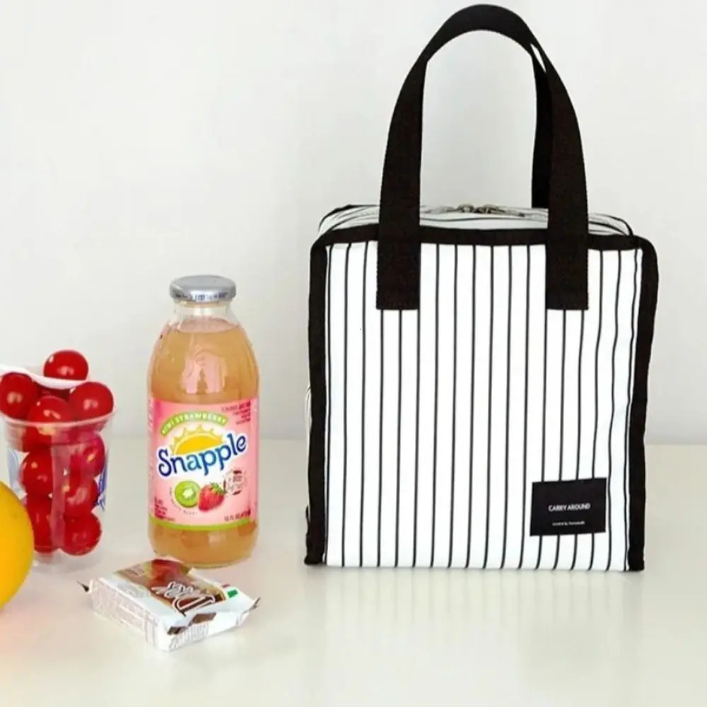 Keep Fresh Picnic Bags Handbag Outdoor Storage Portable Waterproof Insulated Lunch Bag Cooler Thermal Insulated School DIY 250228