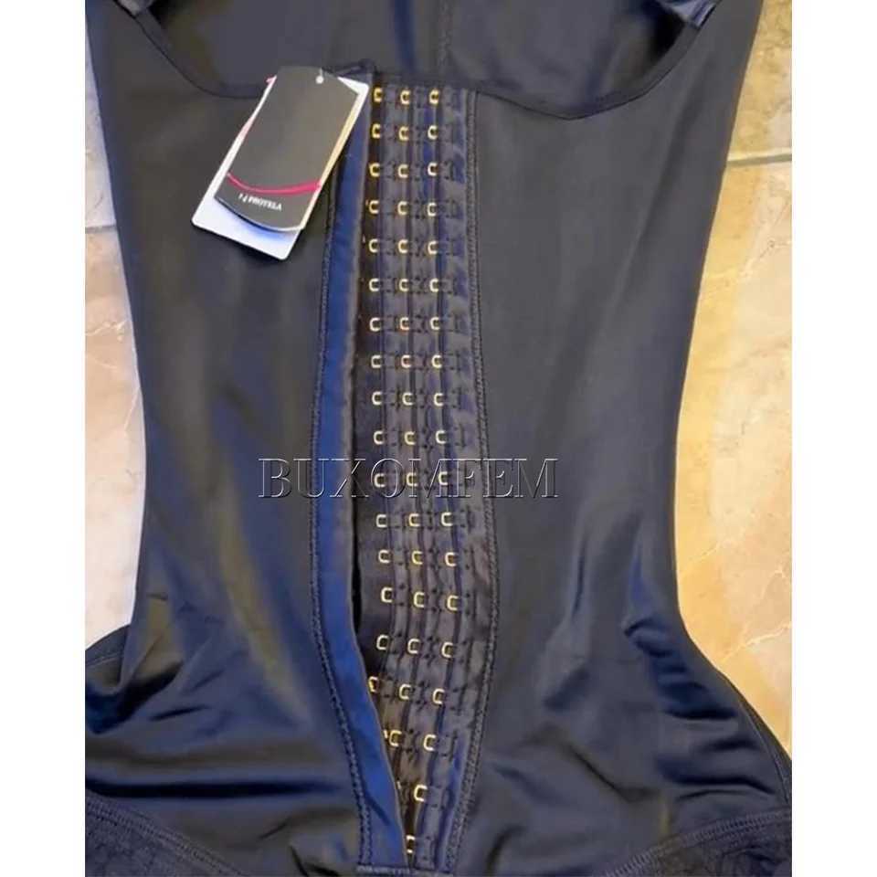 Shaping Tightening and lifting the abdomen shaping Versatile open chest no plush bodysuit high backrest seamless front closure FajasXJ250304
