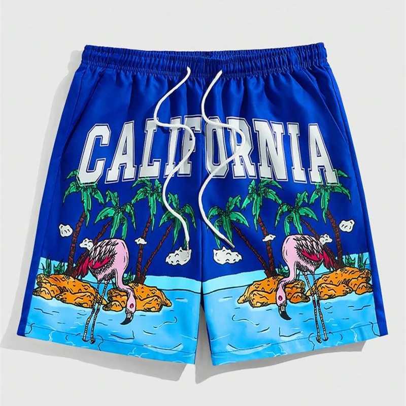 Holiday Style 3d Printed Shorts For Mens Outdoor Sports Surfing Board Shorts Fashion Leisure Trend Quick Drying Short PantsT250304