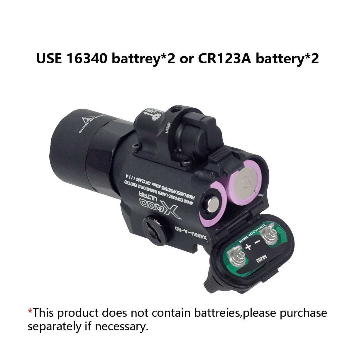 Tactical Outdoor Hunting Weapon Light X400 series Infrared air gun Weapon torch light With Upgrade Rote Dual Function SwitchXJ250303
