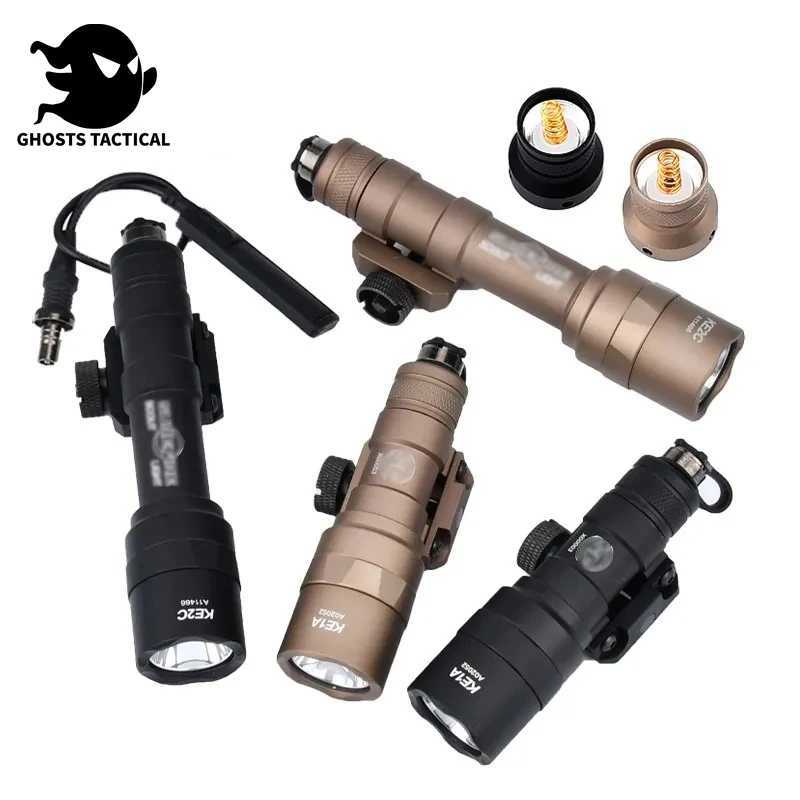 WADSN Airsoft Surir M300C Mini Scout Light M300 M600 M600U Weapon Light Rif AR15 HK416 M4 Hunting D Flashlight LanternaXJ250303