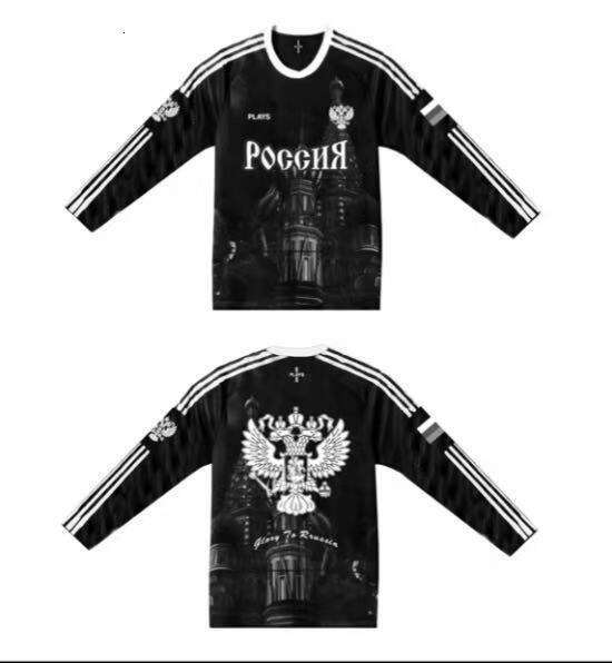 Hip hop fashion new personalized street trend versatile short long sleeved jersey for men and women