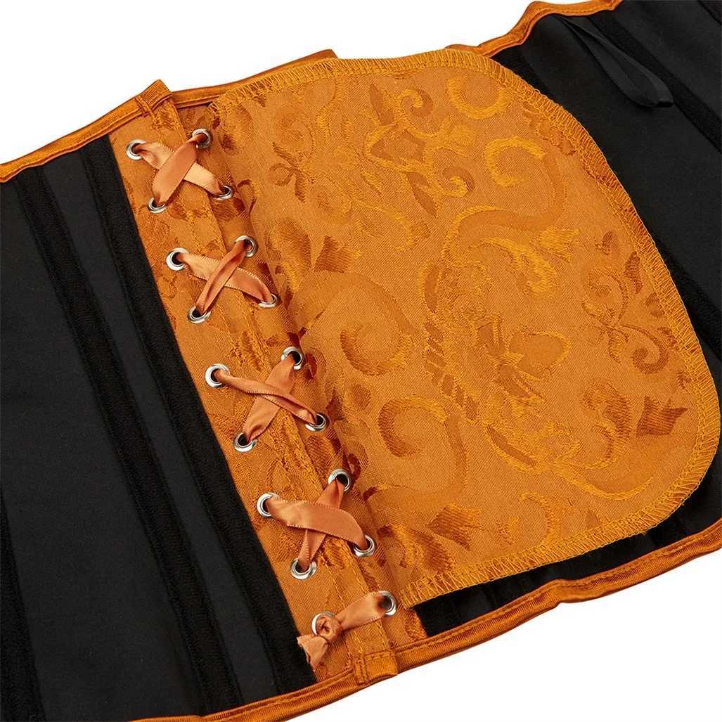 Womens Corset Underbust Floral Gothic Corsets Sexy Jacquard Bustiers Waist Trainer Bustier Woman Carnival Come Plus SizeXJ250304
