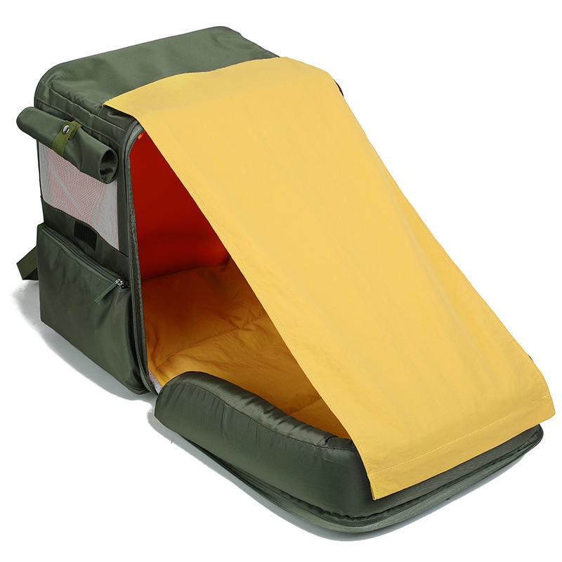 Large Pet Backpack Cat Stroller Pet Carrier With Wheels Portable Tie-Rod Outdoor Cat Nest Tent Cat And Dog Travel Carrier Bag