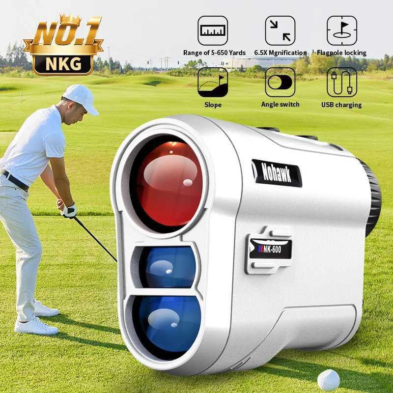 NOHAWK Golf Laser Rangefinder USB Rechargeable with Slope Compensation For Golfer Range Finder Hunting Monocular X250304