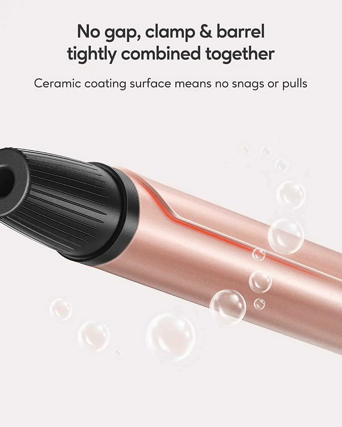 Curling Irons KIPOZI Curling Iron with Adjustable Temperature Ceramic Hair Curler LCD 1.2 Inch with Anti-Scalding Insulated TipDual Voltage z250304