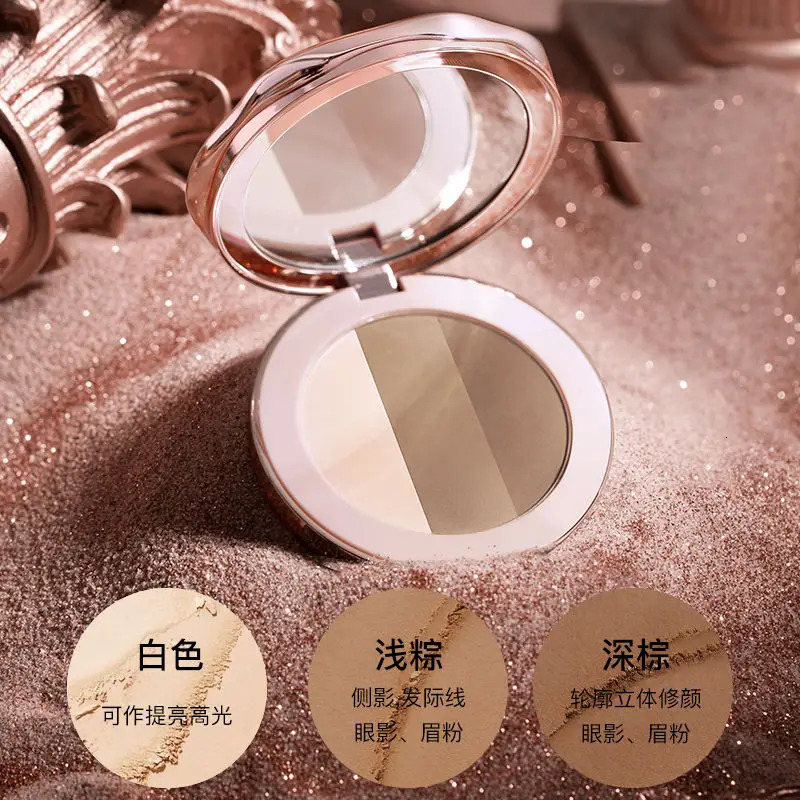 HEXZE Contour Palette Matte Highlight Facial Contouring Natural Stereoscopic Nose Shadow Side Shadow All-in-One Palette 250227