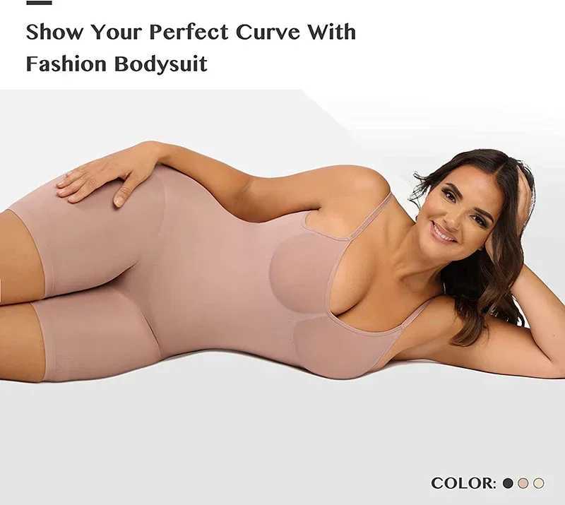 ruliA Fajas Colombianas Bodysuits Shapewear Seamless Waist Trainer Body Shapers Women Tummy Control Panties Butt Lifter CorsetXJ250304