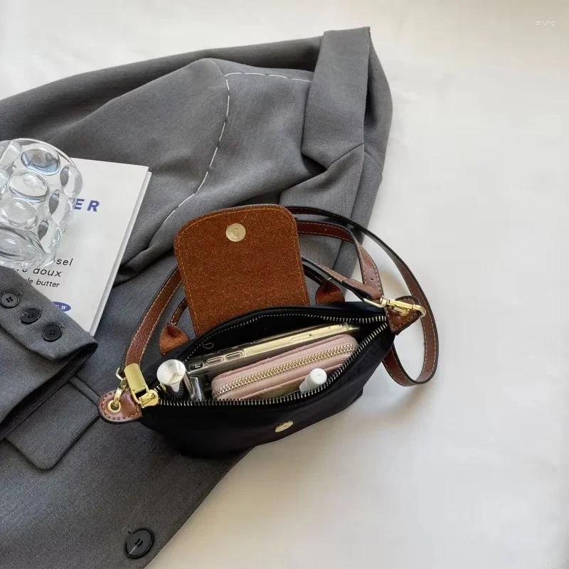 Mini Messenger Bag Women - Y2K Nylon Shoulder Bag, Small Handbag for hot Phone, Spring & Summer