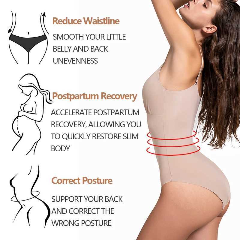 New Bodysuit Shapewear Women Smooth Body Shaper Tummy Control Corset Top Abdomen Belly Flat Postpartum Waist Trainer FashionXJ250304