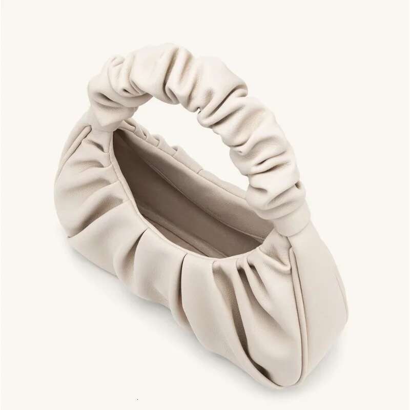 High Quality Fashionable Cloud Pleated Armpit Brand Design Solid Color Casual Versatile Women's Shoulder Bag