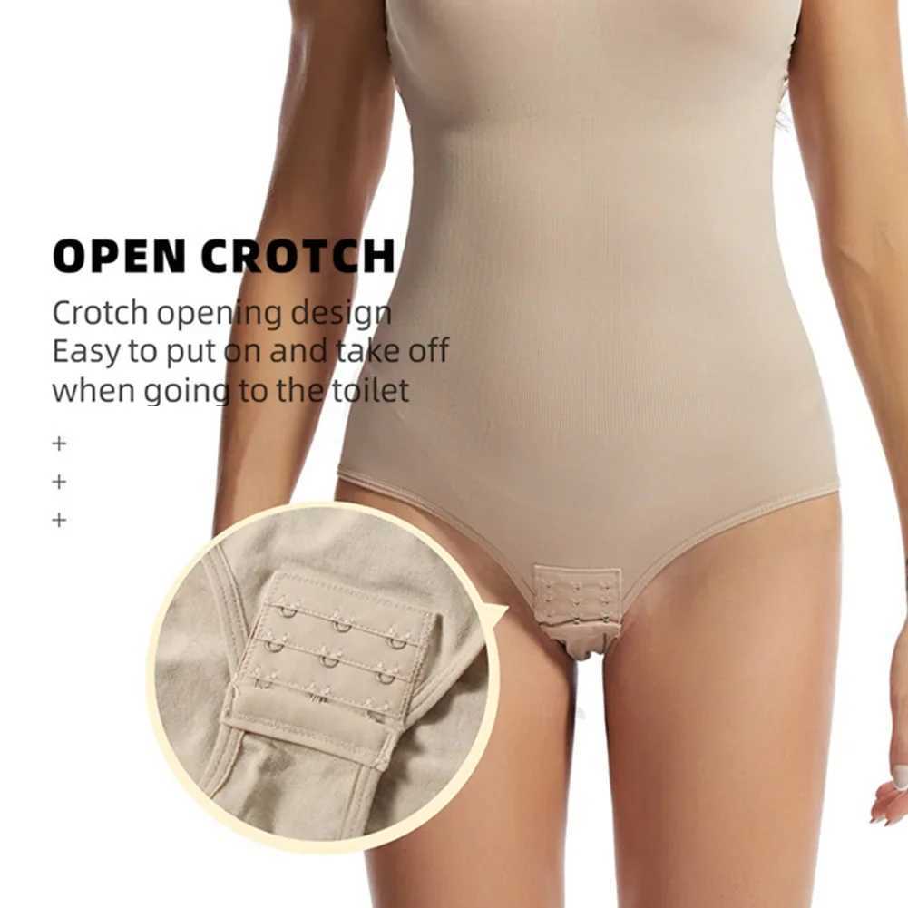 Womens Seamless Shapewear Bodysuit Slimming Girdle Sporty One Piece Body Shaper Tummy Control Jumpsuits Waist Trainer CorsetXJ250304