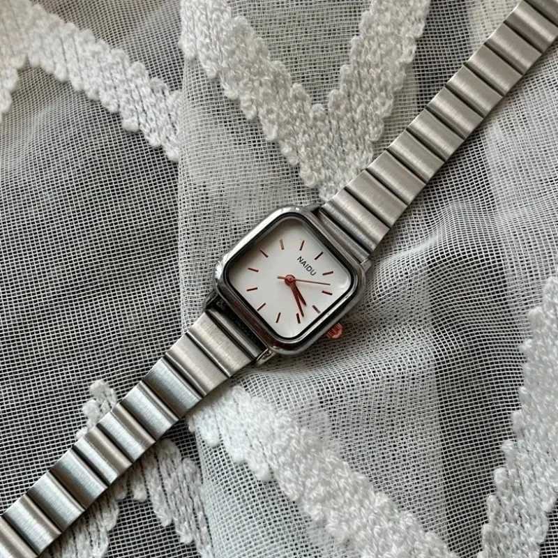 Brand Women Quartz Square Dial Stainl Steel Adjustable Str Fashion Luxury Gift Wrist Dropshipping Womens WatchesXJ250304