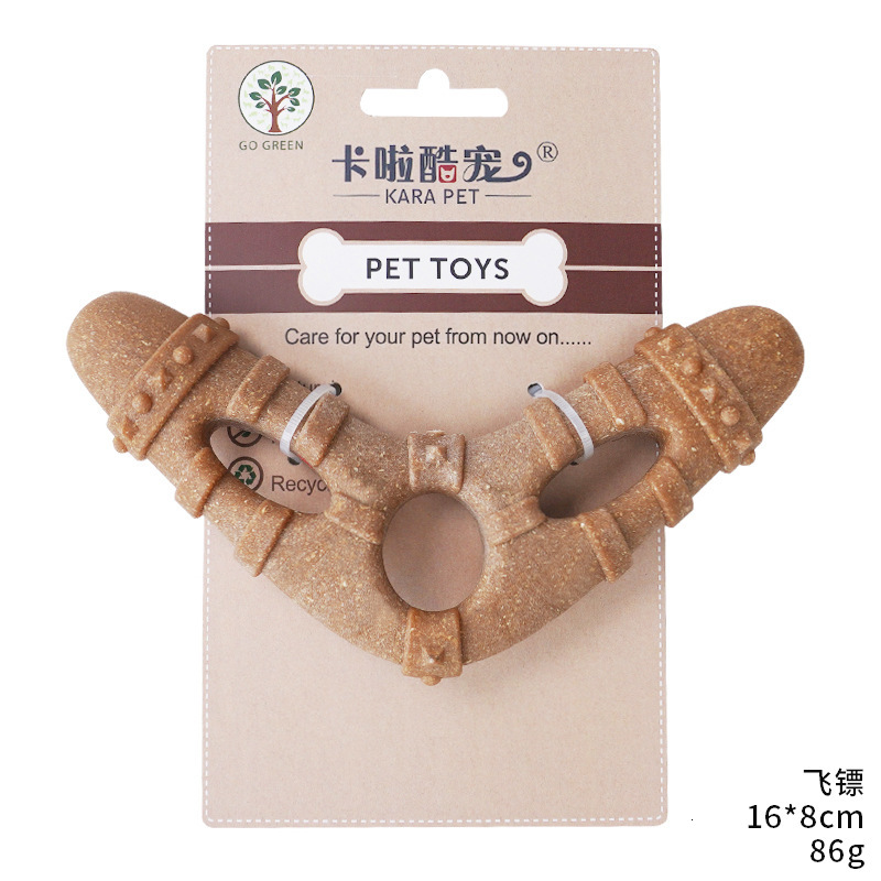 Wood Plastic Bone Grinding Rod Bite Resistant And Clean Teeth Self Fun And Relieve Boredom Small And Medium-sized Dog Pet Toy