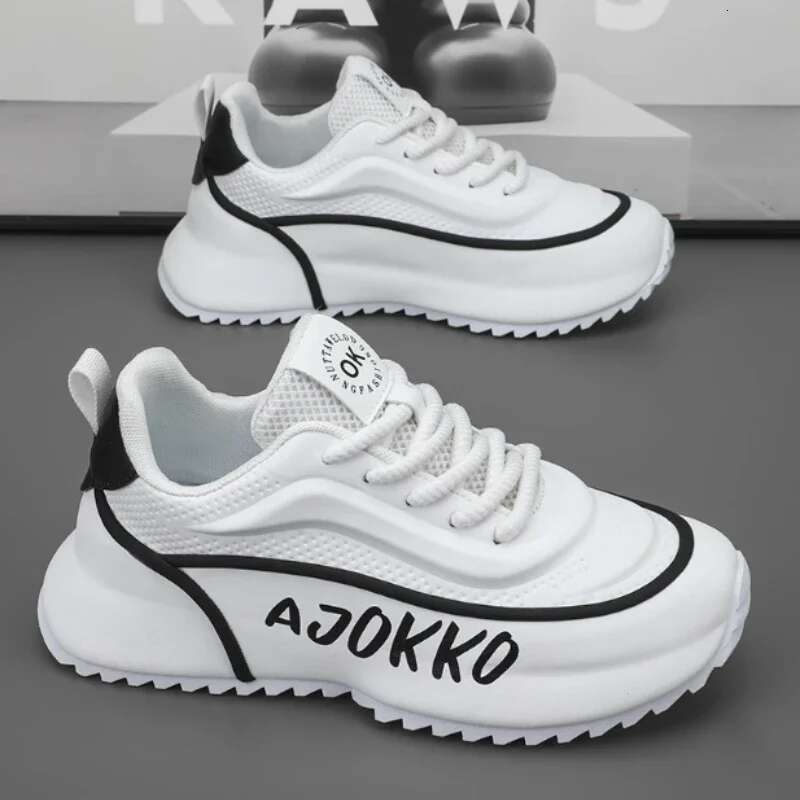 Trend New Non-Slip Breathable Casual Shoes for Men Fashion Designed Personality Lace-up Comfortable Men's Sneakers