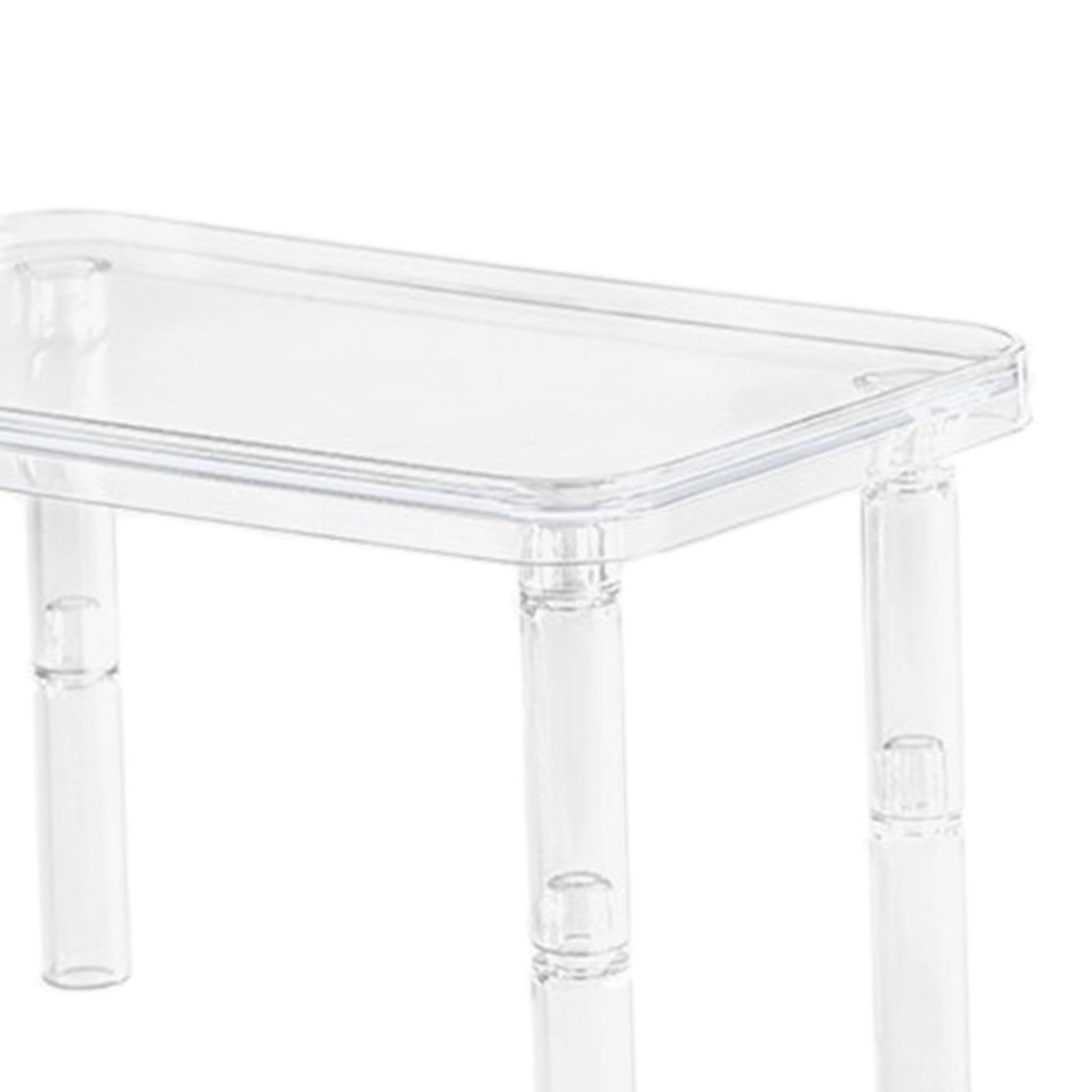 Small Animals Platform Table with Pillars Portable Hamster Platform Habitat Decor for Squirrel Rat Chinchilla Exercise Toys