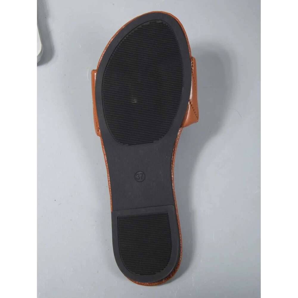 flat Round headed one e cool new fashionable beach slippers, bathroom anti slip shoes, couple sandals slippers, shoes,